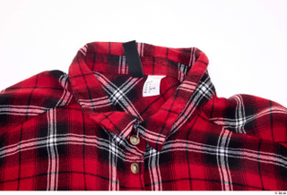 Hanane Clothes  327 casual clothing red plaid knotted flannel…
